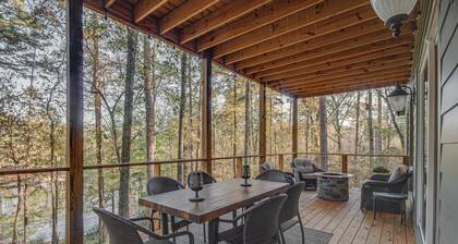 Waterfront Home w/ 3 Decks, Fire Pits and Hot Tub!