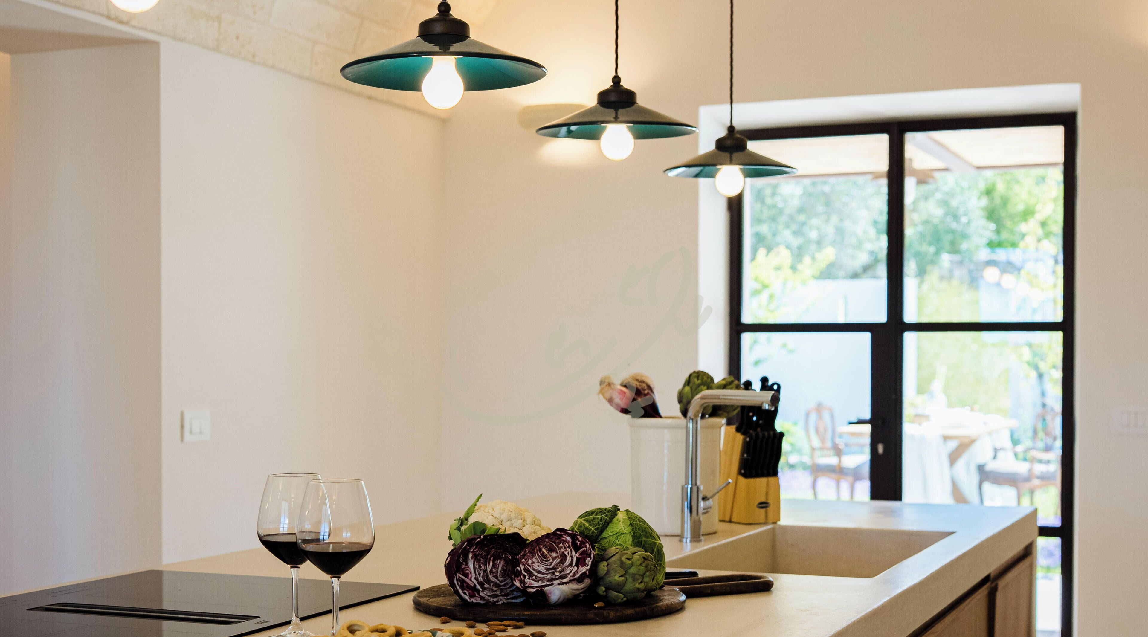 Villa (4 Bedrooms) | Private kitchen | Espresso maker, oven, electric kettle, high chair