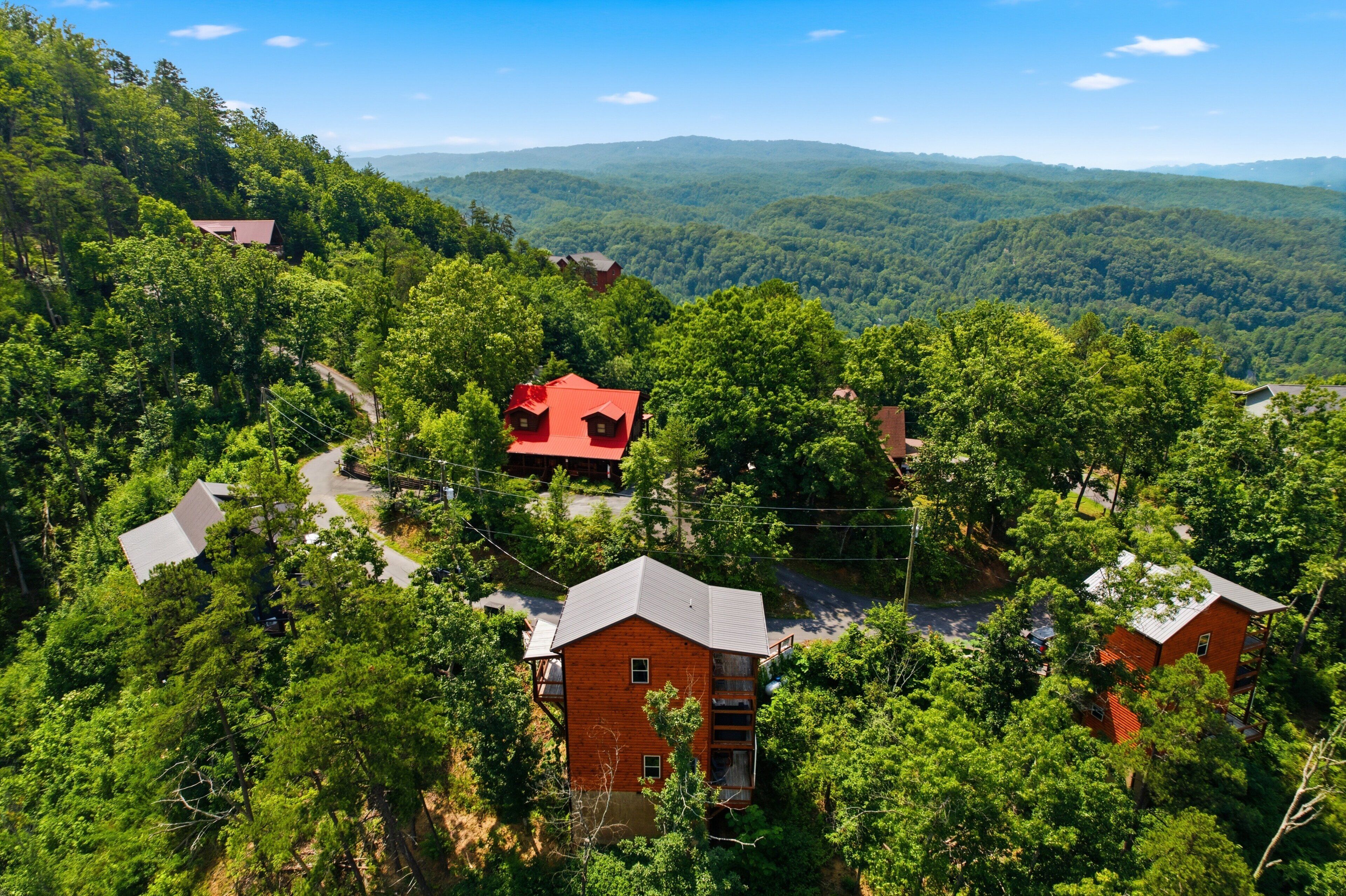Cabin, 4 Bedrooms | Aerial view