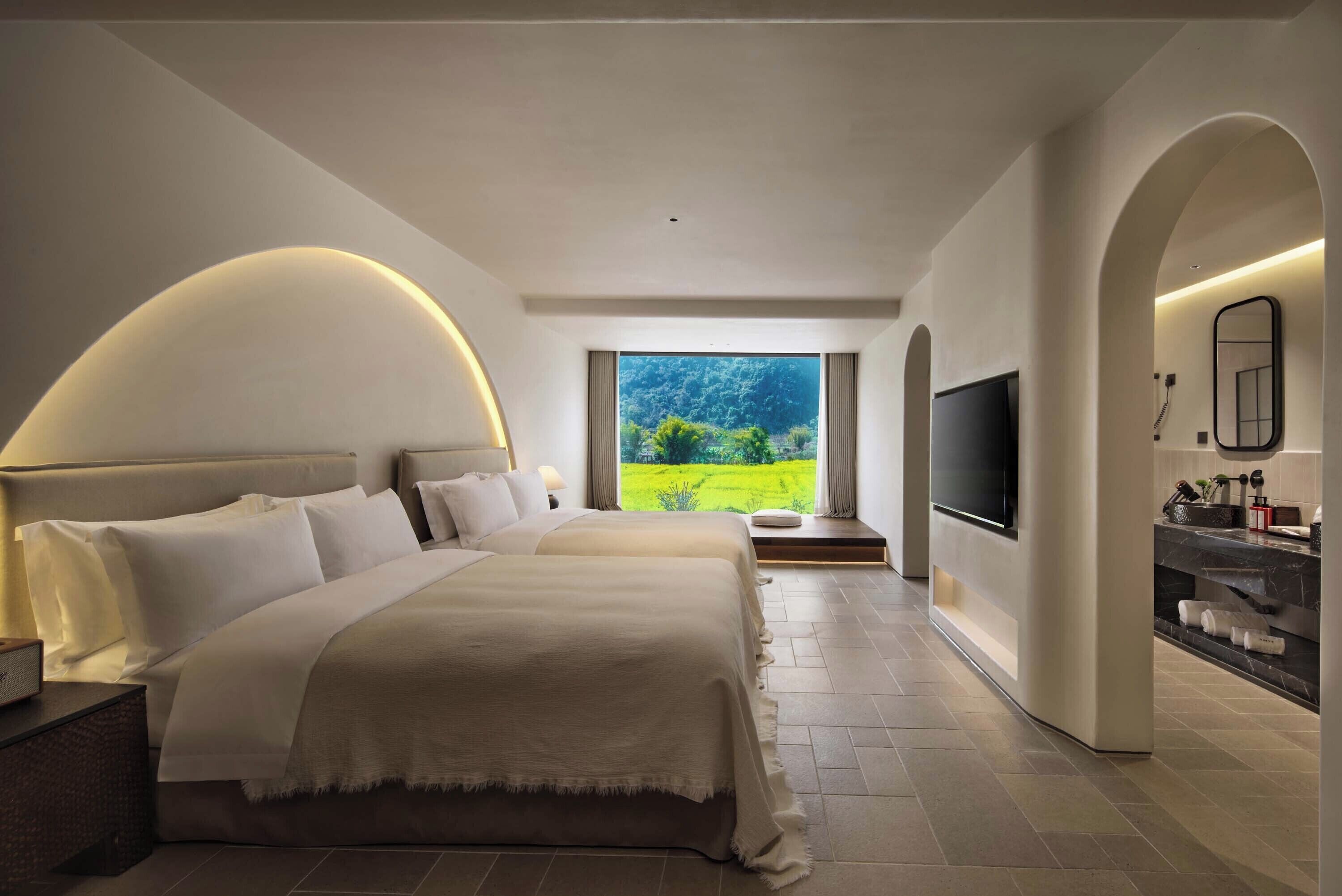 Senior-Zweibettzimmer, Talblick | Ausblick vom Zimmer