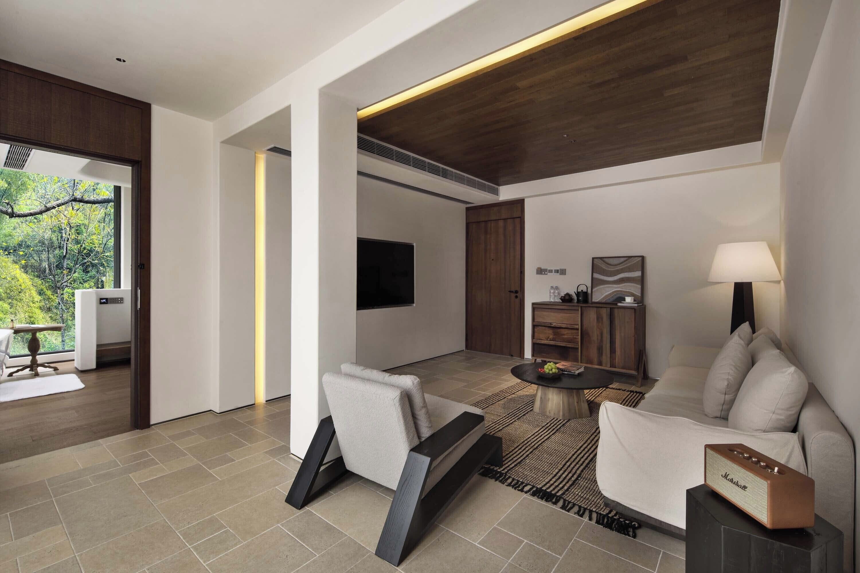 Premium bedding, down duvets, memory-foam beds, free minibar
