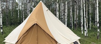 Glamping Tent! Amazing Mountain Scenery! Secure private location