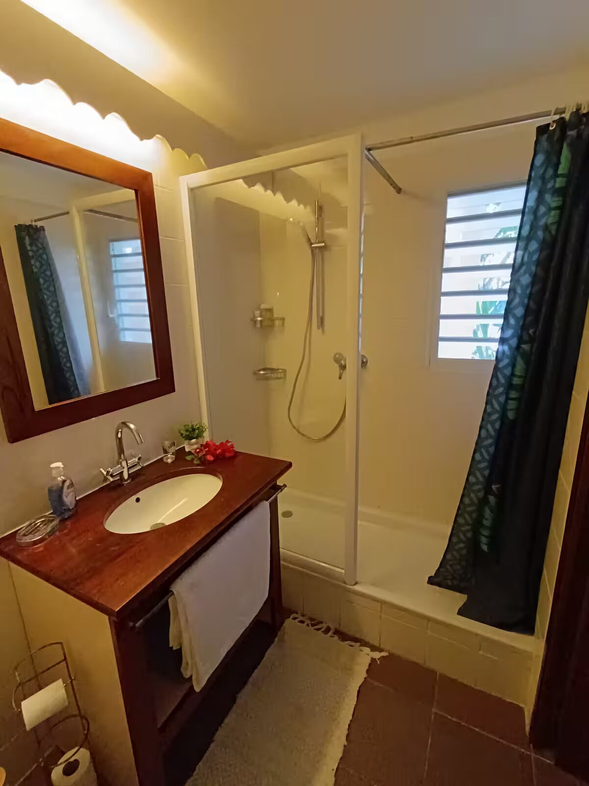 Departamento Confort, vista al mar | Baño