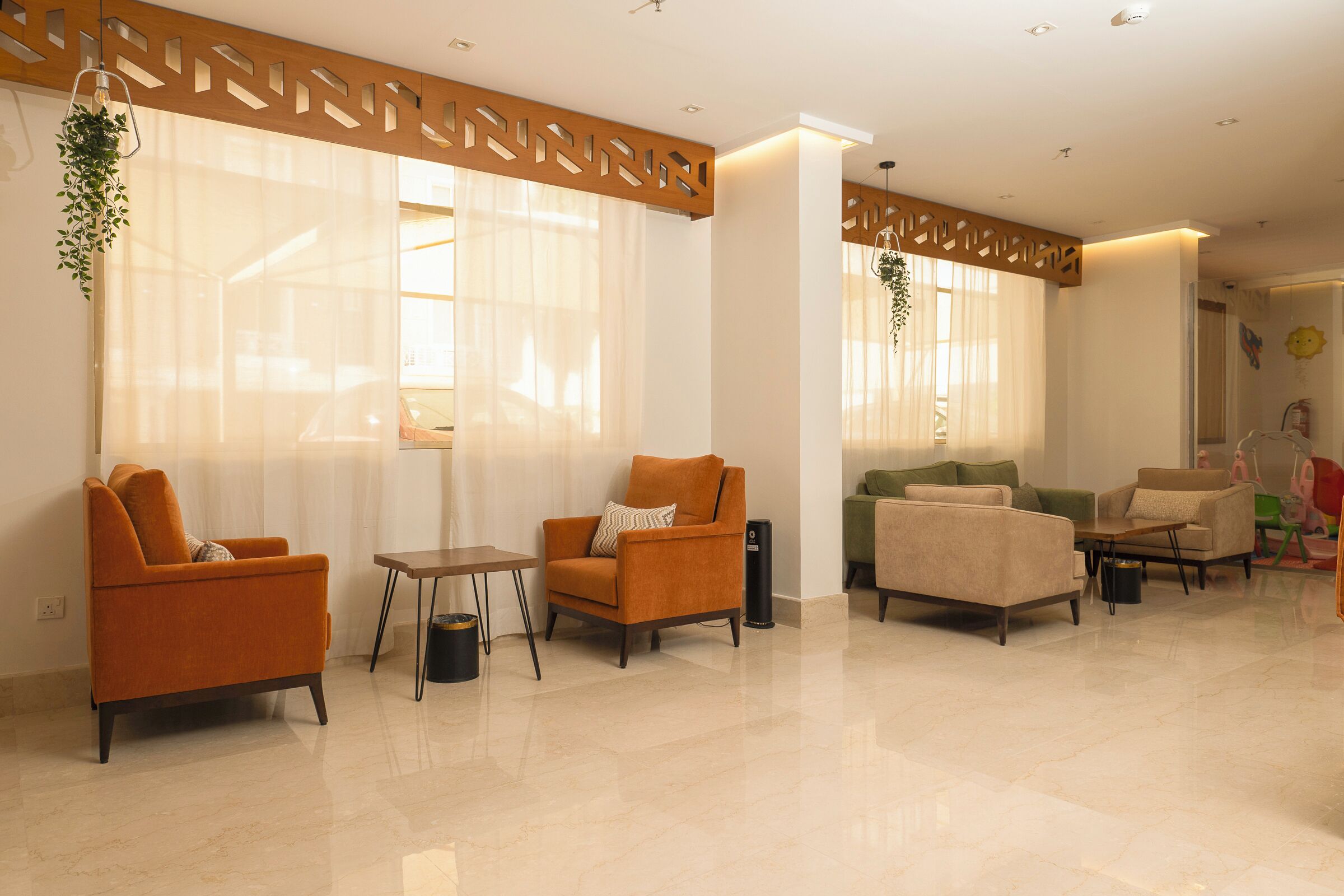 Lobby sitting area