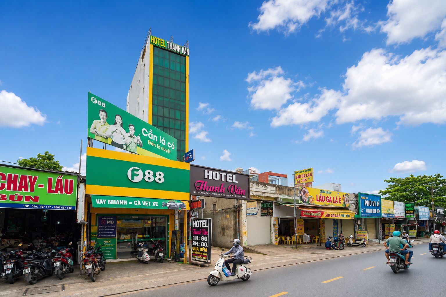 Fachada de la propiedad