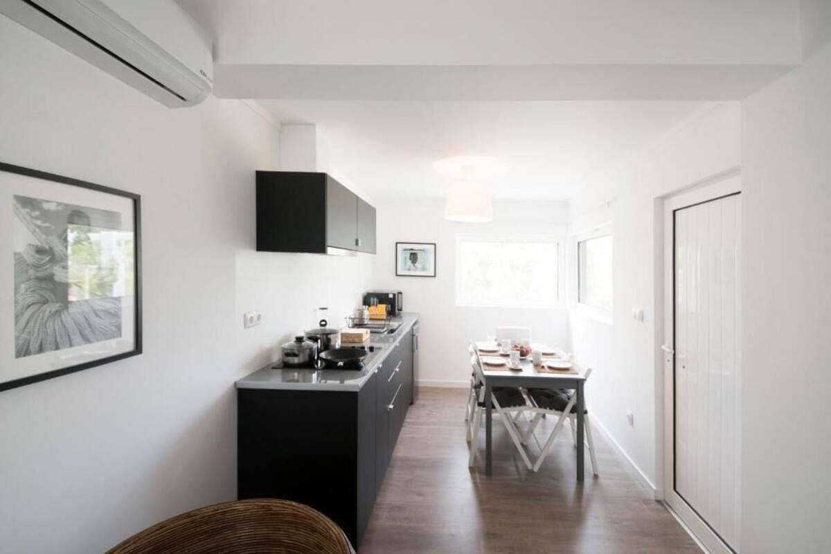 Căn hộ, 2 phòng ngủ, sân hiên, quang cảnh vườn | Bếp riêng | Ghế cao cho trẻ em