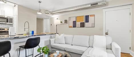 Relax, unwind, and feel right at home in our cozy living space.