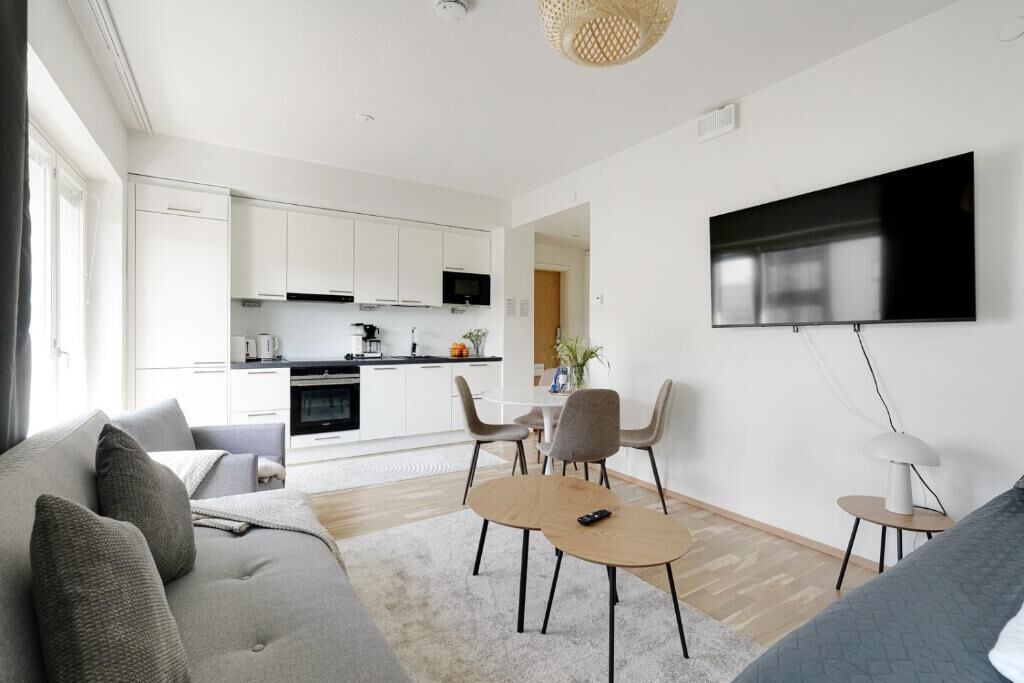 Leilighet – deluxe, byutsikt | Oppholdsområde