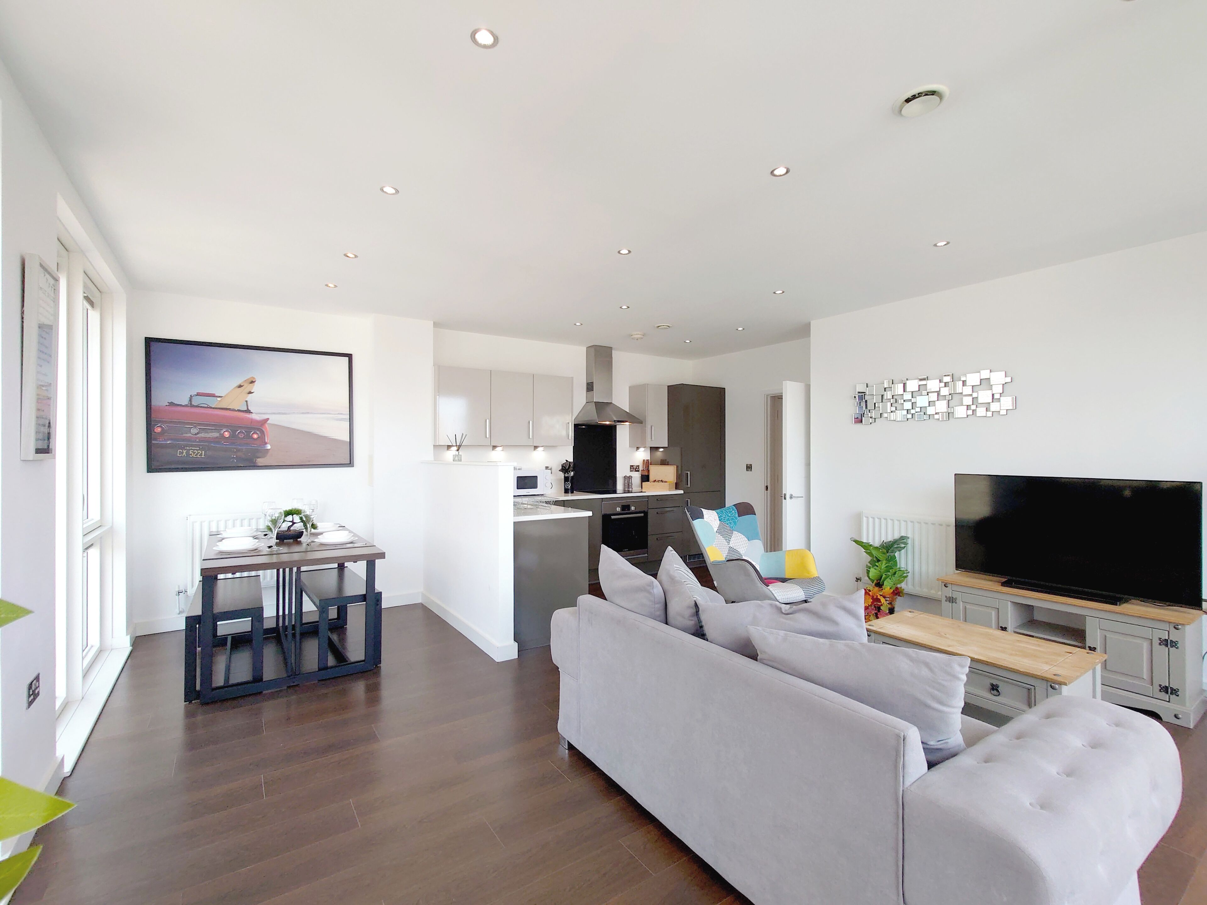 Comfort Apartment, River View | Living area