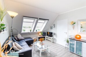 Living area - 60 "Inselglück" Vacation Rental (Fehmarn Neue Tiefe)