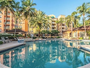 Indoor pool, a heated pool