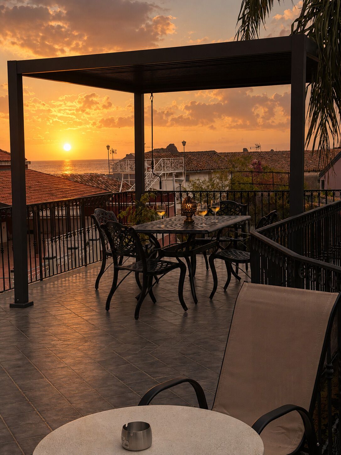 Terrasse sur le toit