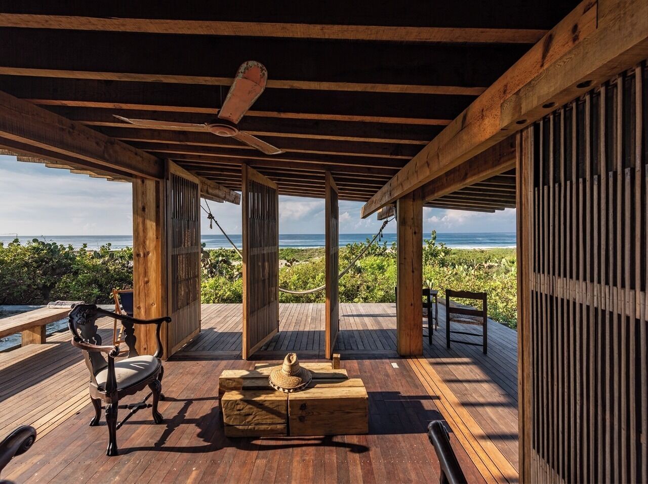 Luxury Cabin, Balcony, Sea View | Terrace/patio
