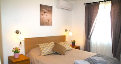 House in the center of town near the river with 3 bedrooms and air conditioning