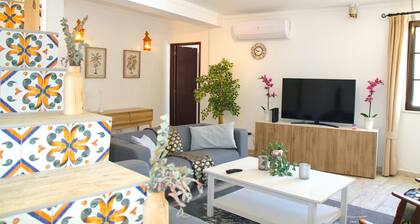 House in the center of town near the river with 3 bedrooms and air conditioning