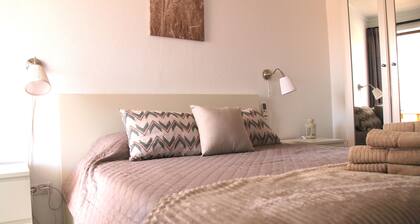 House in the center of town near the river with 3 bedrooms and air conditioning