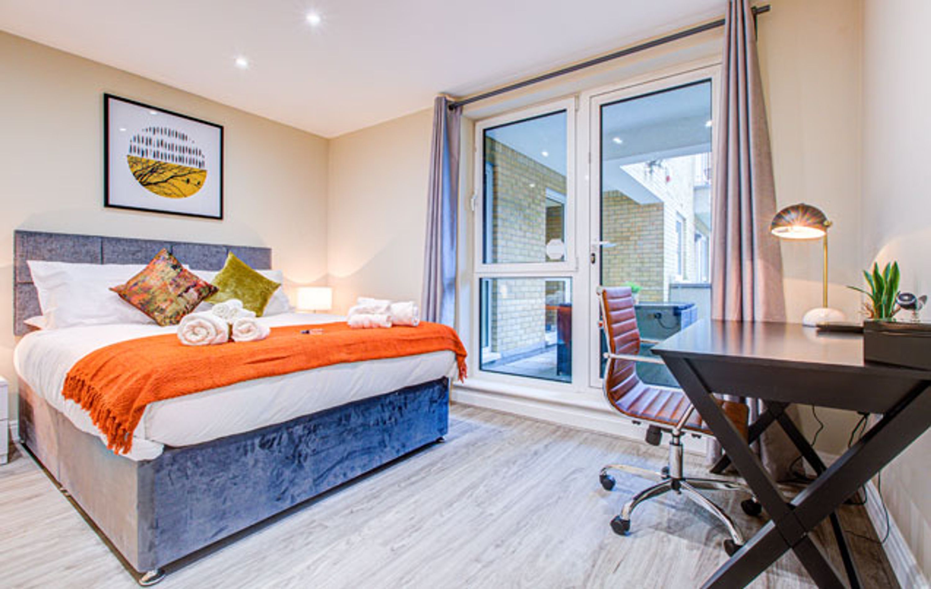 Desk, iron/ironing board, free WiFi, bed sheets