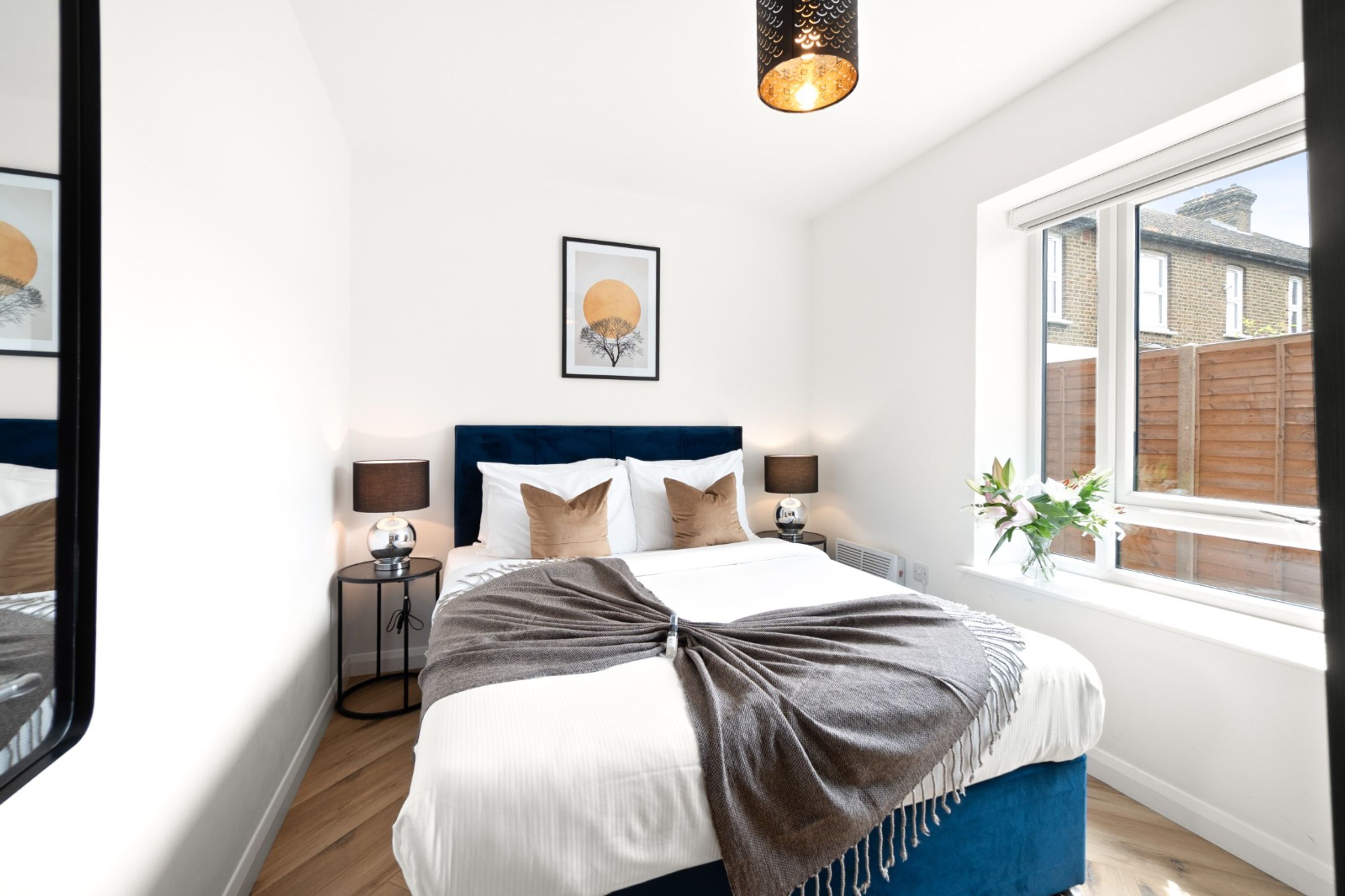 2 bedrooms, desk, iron/ironing board, WiFi (free)