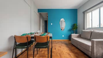 Deluxe Apartment, 1 Queen Bed with Sofa bed, Kitchen, City View | Interior