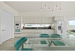 Private kitchen - Luxury Pool Villa Steps From Stunning Beach Beautiful Views EAST TOWER ONLY (Moss Town)
