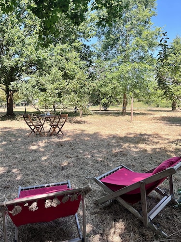 The Caravan in the Orchard