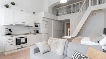Superior Condo, Courtyard View | Living area | 55-inch TV with cable channels