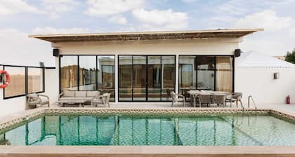 Luxury Desert Villa with Private Pool & Premium Buggies