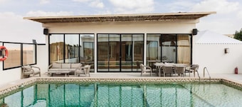 Luxury Desert Villa with Private Pool & Premium Buggies