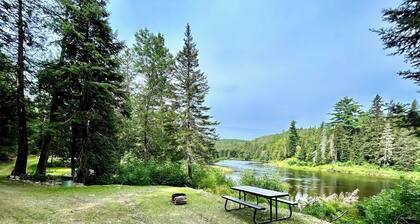Junction 19 & Co. - Peaceful Northern Maine Riverfront Camping Site #2 - In Town
