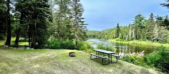 Junction 19 & Co. - Peaceful Northern Maine Riverfront Camping Site #2 - In Town