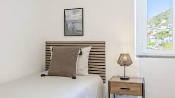 2 bedrooms, iron/ironing board, internet, bed sheets