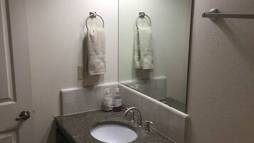Hair dryer, towels