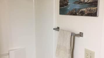Hair dryer, towels