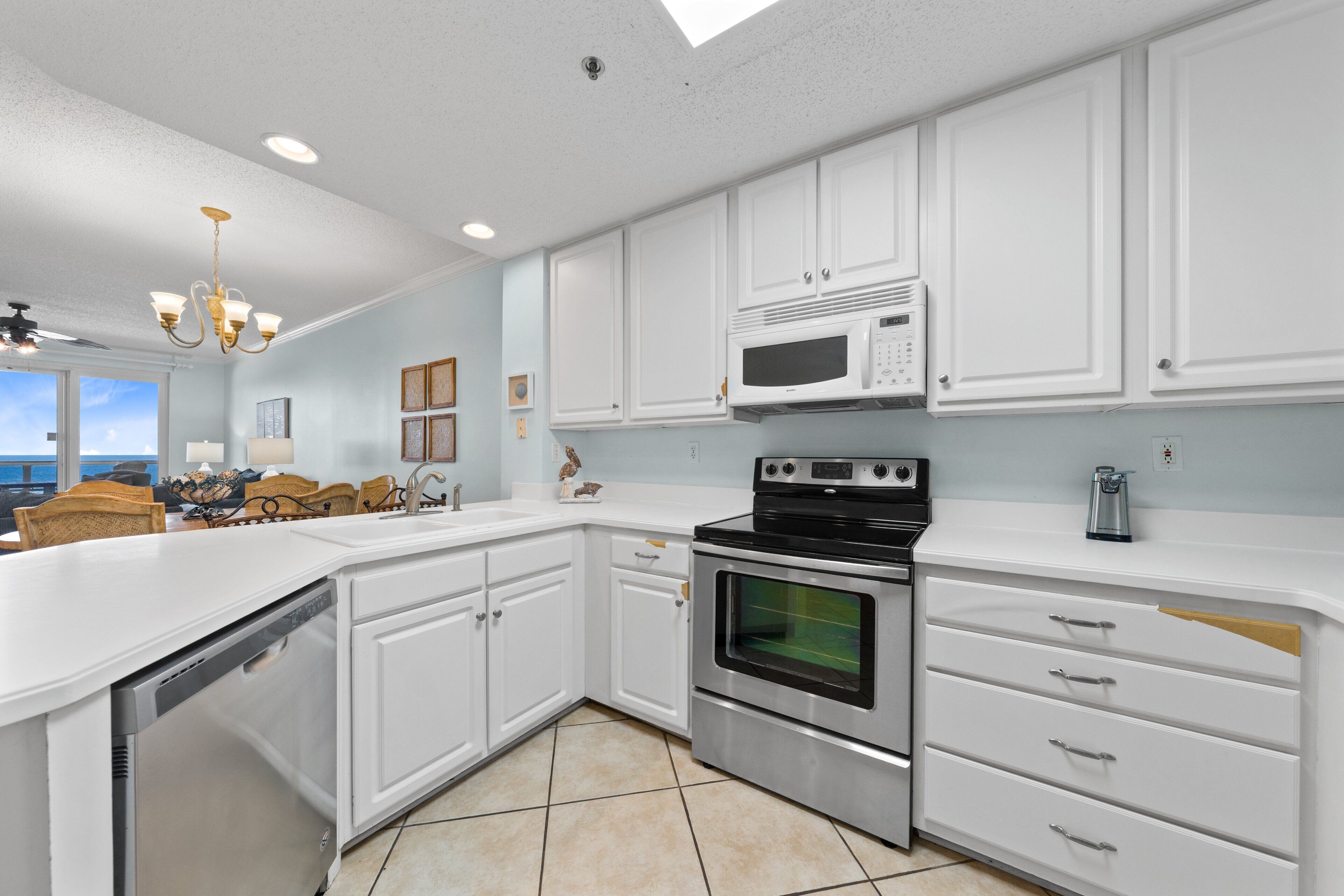 Condo, Multiple Beds, Ocean View (The Enclave 805) | Private kitchen | Coffee/tea maker