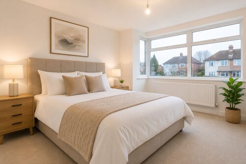 4 BR Home - Parking, Garden, 9min to Universal Site