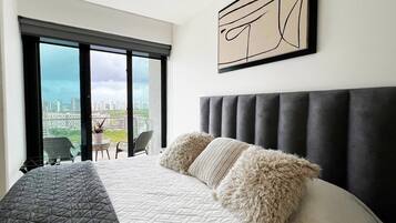 In-room safe, desk, iron/ironing board, travel crib