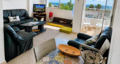 Stunning Panoramic Sea View Apt in Kélibia - AC & Beach