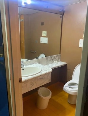 Shower, hair dryer, towels, soap - Hotel President (Caracas)