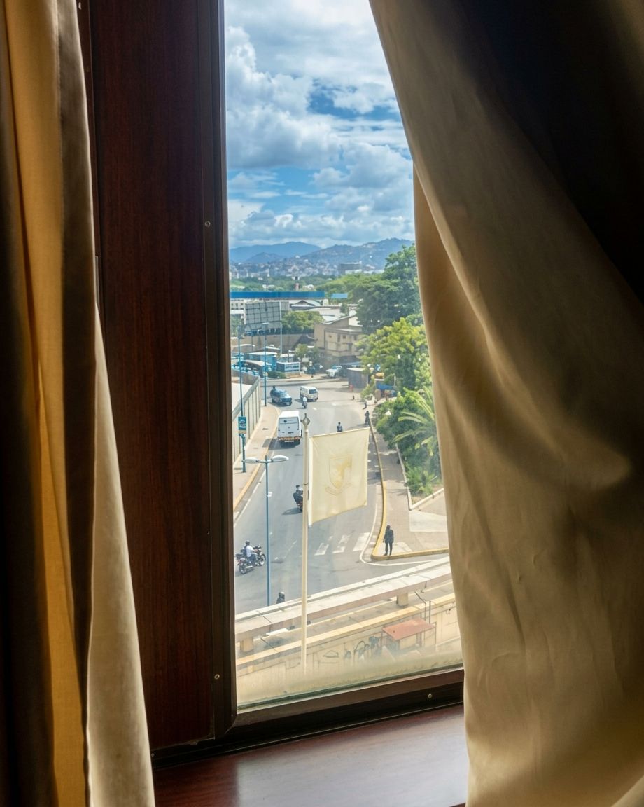 Vistas a la ciudad desde el alojamiento