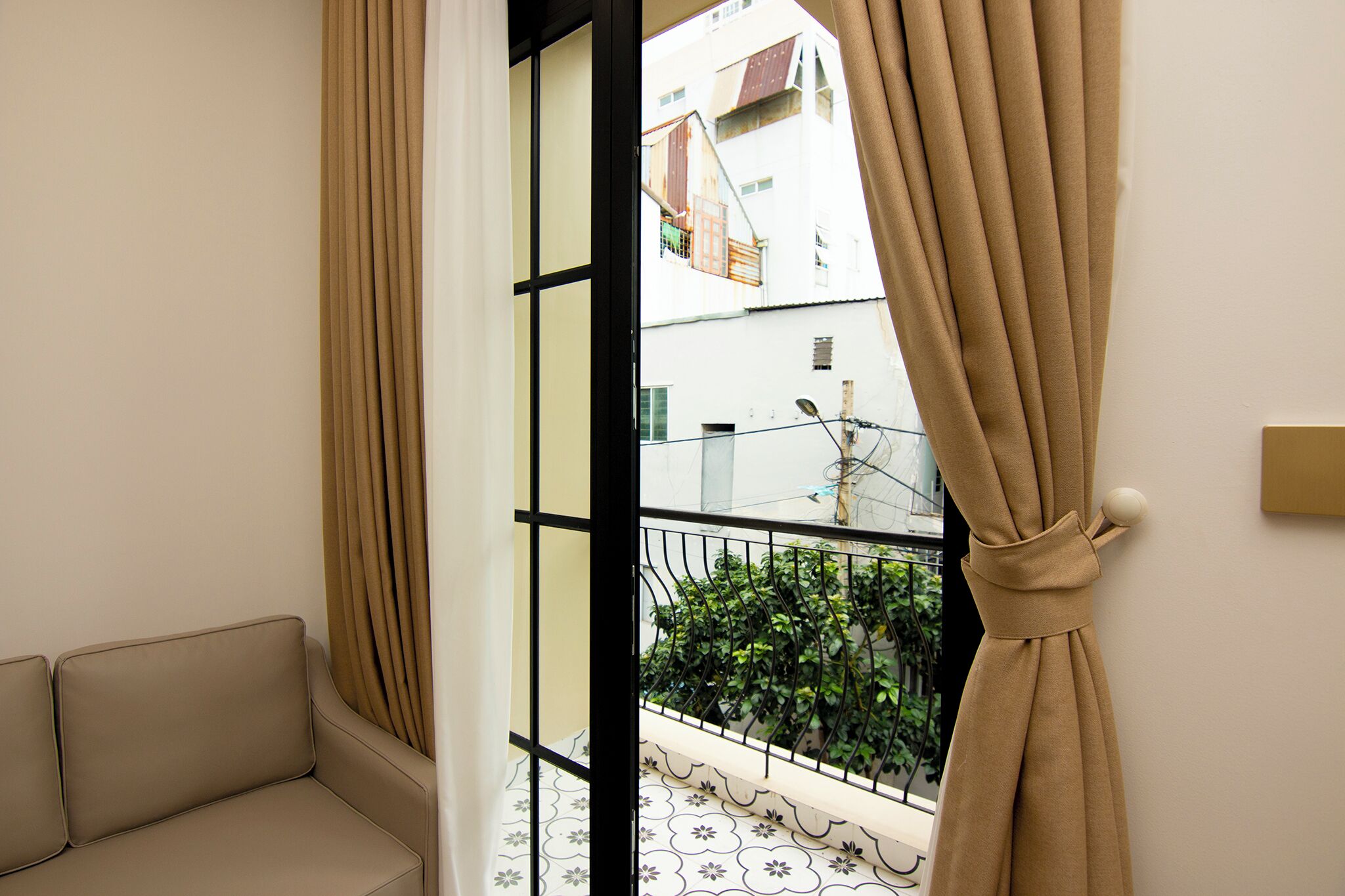 Udsigt fra balkon