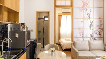 Standard Apartment, 1 Bedroom, Kitchen | Premium bedding, memory foam beds, in-room safe, desk
