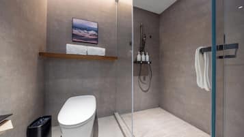 Basic-Einzelzimmer, Hügelblick | Badezimmer