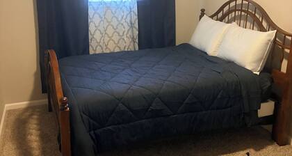 Welcome to Woosah. King size bed with a pool.