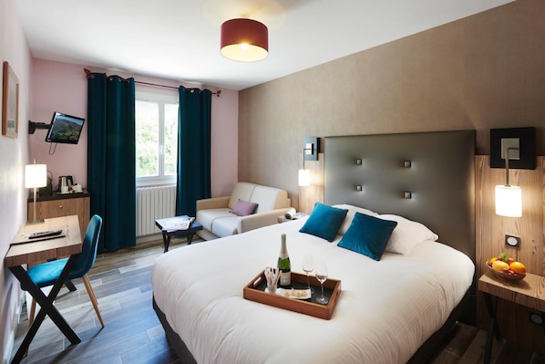 Blick von der Unterkunft