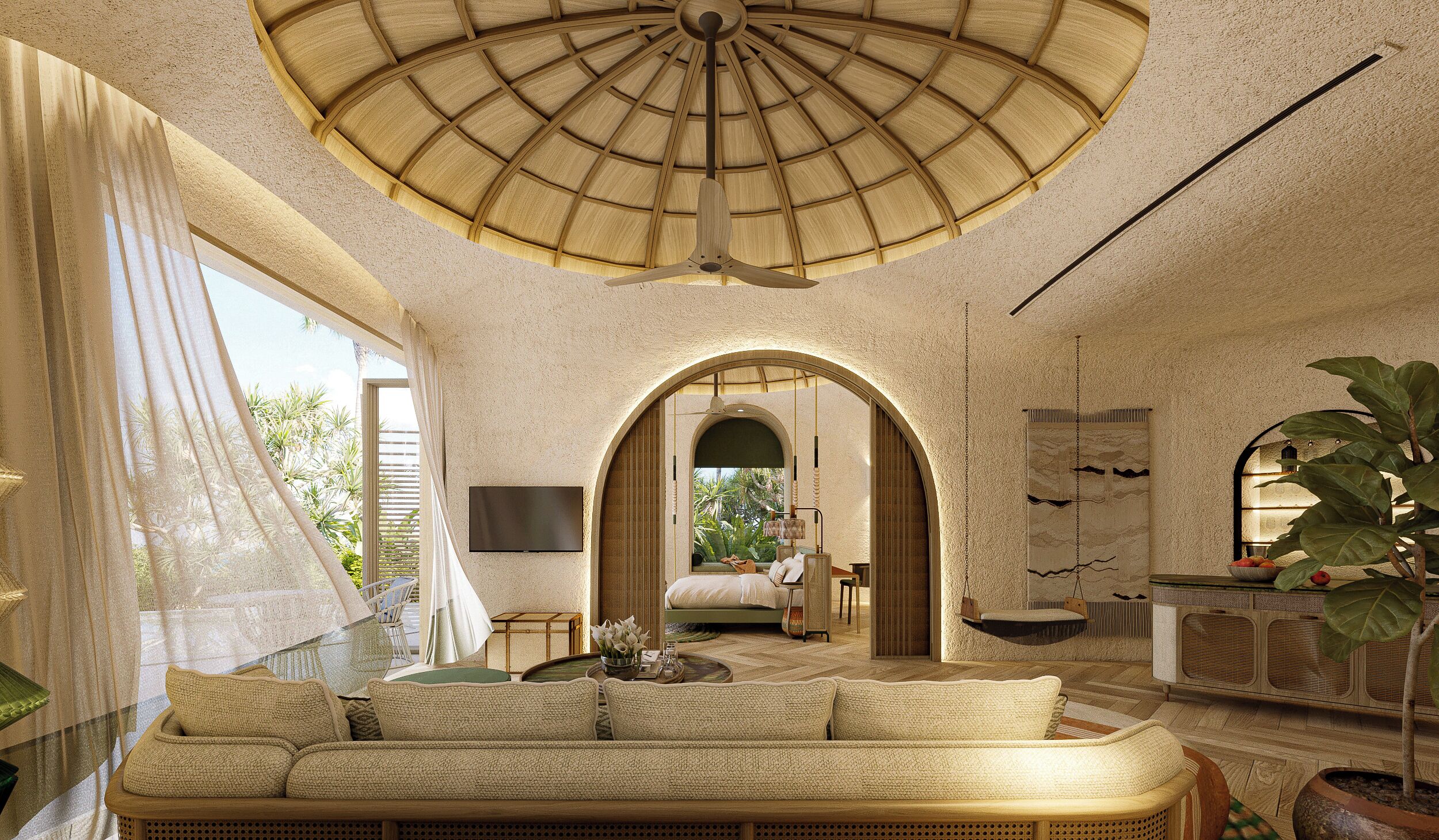 Habitación básica con 1 cama matrimonial o 2 individuales