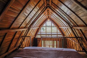 Deluxe Villa, 1 King Bed, Private Bathroom | Minibar, WiFi (free), bed sheets - Topical 1BR A-Frame Villa Nakula Ubud (Ubud)