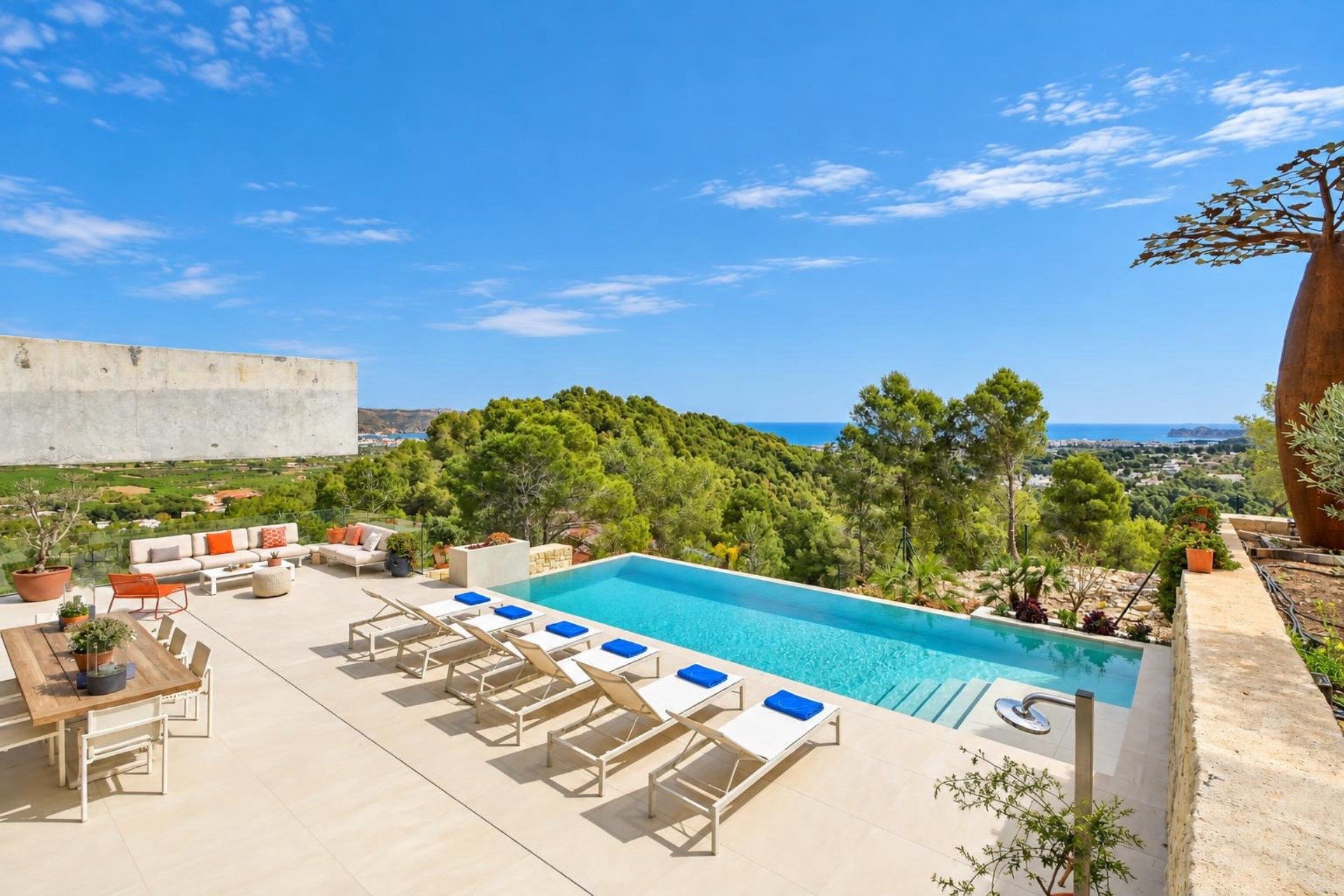 with private pool and terrace