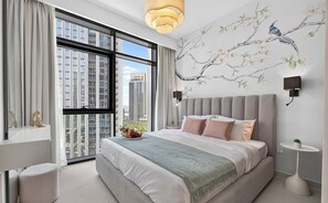 Apartamento standard, 1 quarto, vista para a cidade | Cofres nos quartos, cortinas blackout, quartos à prova de som