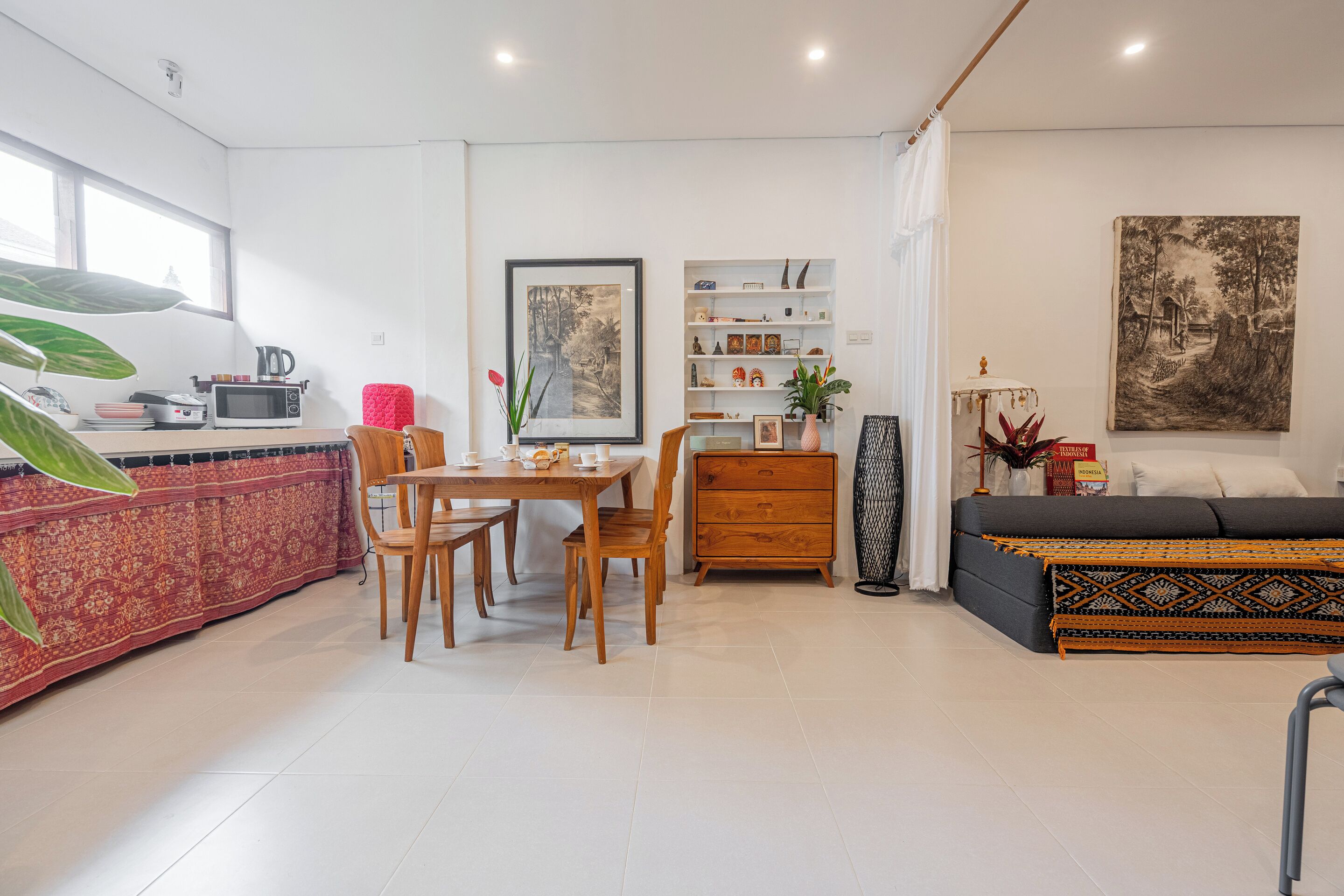 Opções para refeição no quarto