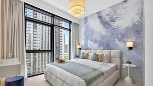 Premium Apartment, 1 King Bed with Sofa bed, City View - Feather & Stone 1BR - City Skyline (Dubai)